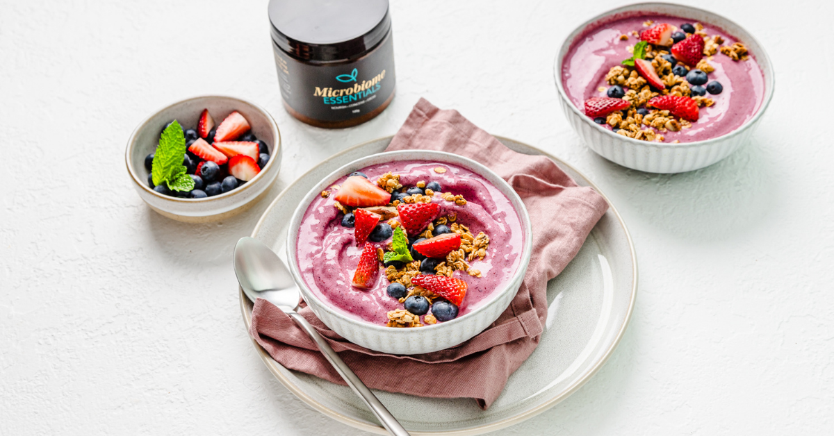 Prebiotic Berry Smoothie Bowl – Fertile Gut