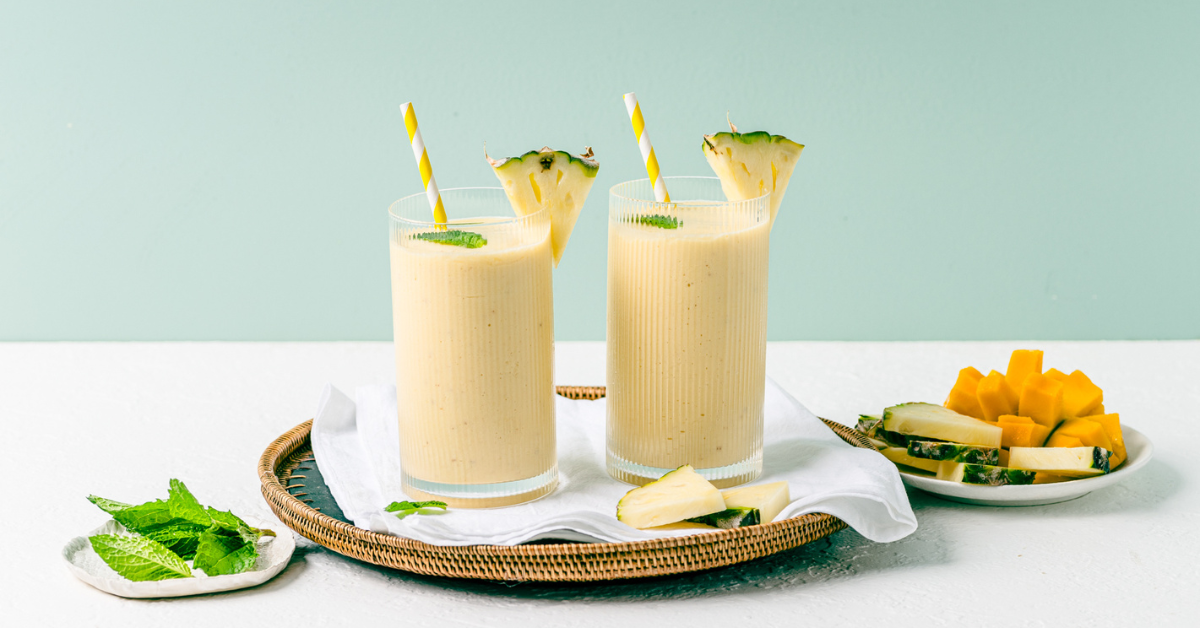 Pineapple, Mango and Coconut Smoothie – Fertile Gut