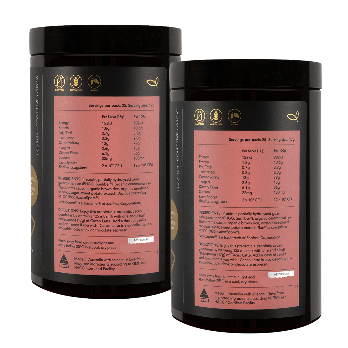 Cacao Latte Value Pack (2 Jars)