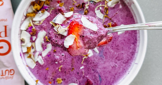 M&M Protein Berry Gut Smoothie Bowl