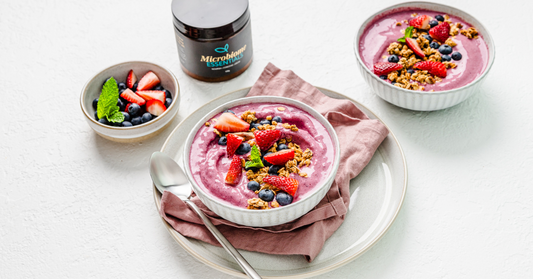 Prebiotic Berry Smoothie Bowl