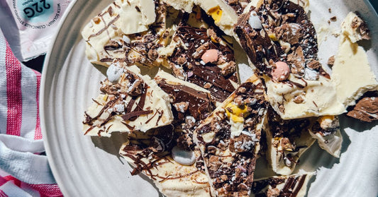 Mini Egg Protein Bark