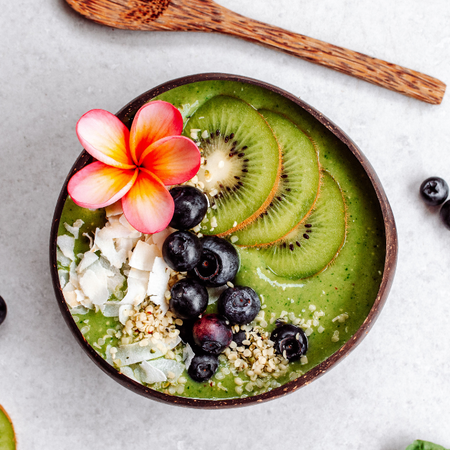 Summer Green Smoothie Bowl